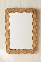 Scalloped Linden Mirror