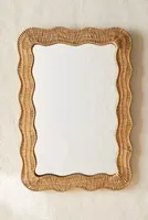 Scalloped Linden Mirror