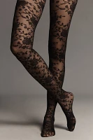 Lace Rosette Tulle Tights