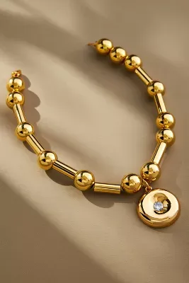 Timeless Pearly Gold Ball Chain Necklace