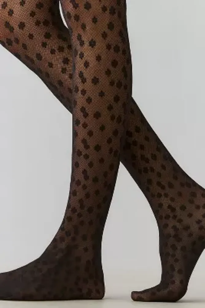 By Anthropologie Daisy Lace Tights