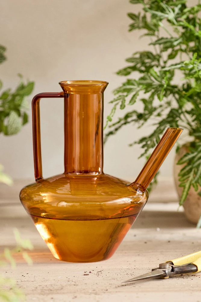 Colorful Glass Watering Can