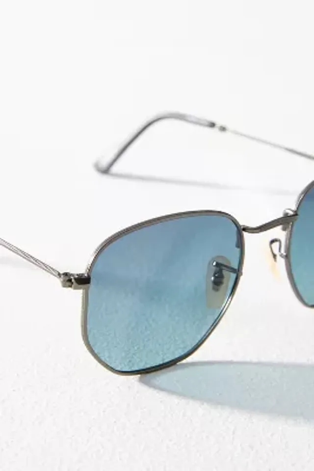 By Anthropologie Square Aviator Sunglasses