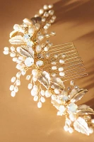 Twigs & Honey Freshwater Handmade Pearl and Opal Hair Comb