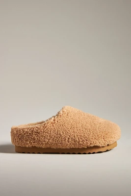 By Anthropologie Sherpa Slippers