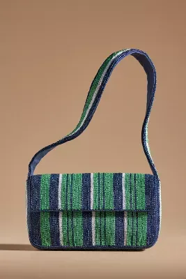 The Fiona Beaded Bag: Striped Edition