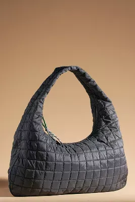 By Anthropologie Quilted Slouchy Shoulder Bag