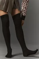 Swedish Stockings Ella Rib Over-The-Knee Socks