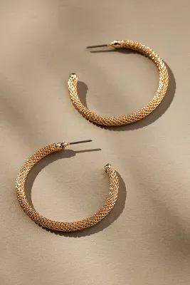 Chainmaille Hoop Earrings