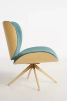 Velvet Margot Swivel Chair