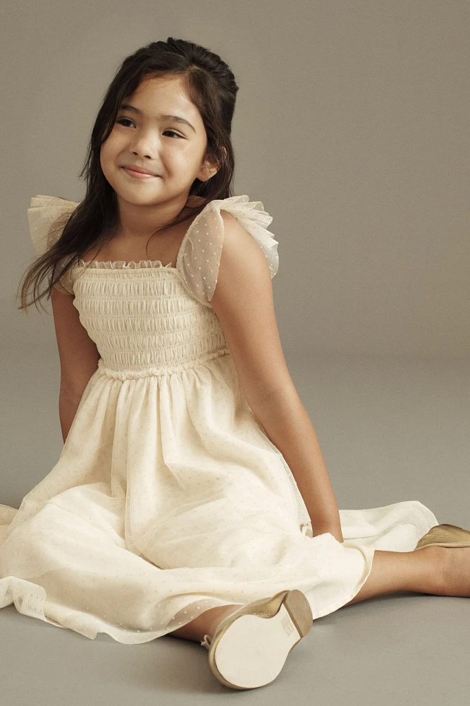 Rylee + Cru Valentina Tiered Tulle Flower Girl Dress