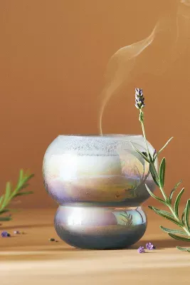 Mila Fresh Lavender Balsam Glass Candle