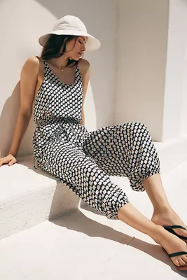 By Anthropologie Pintuck Jumpsuit