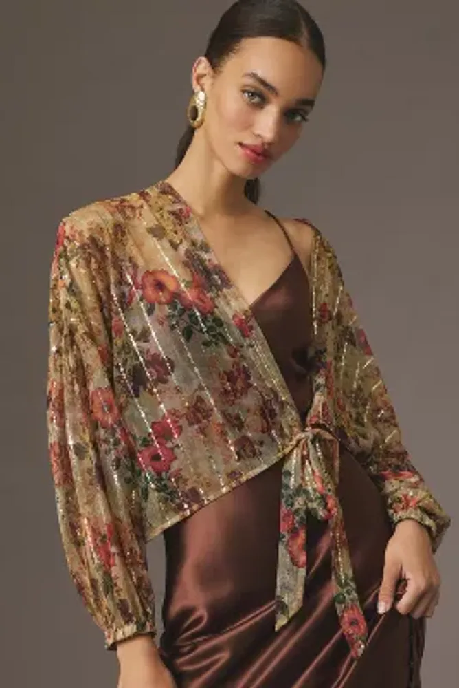 Shine Printed Kimono