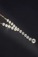 Y-Shape Floating Diamond Necklace