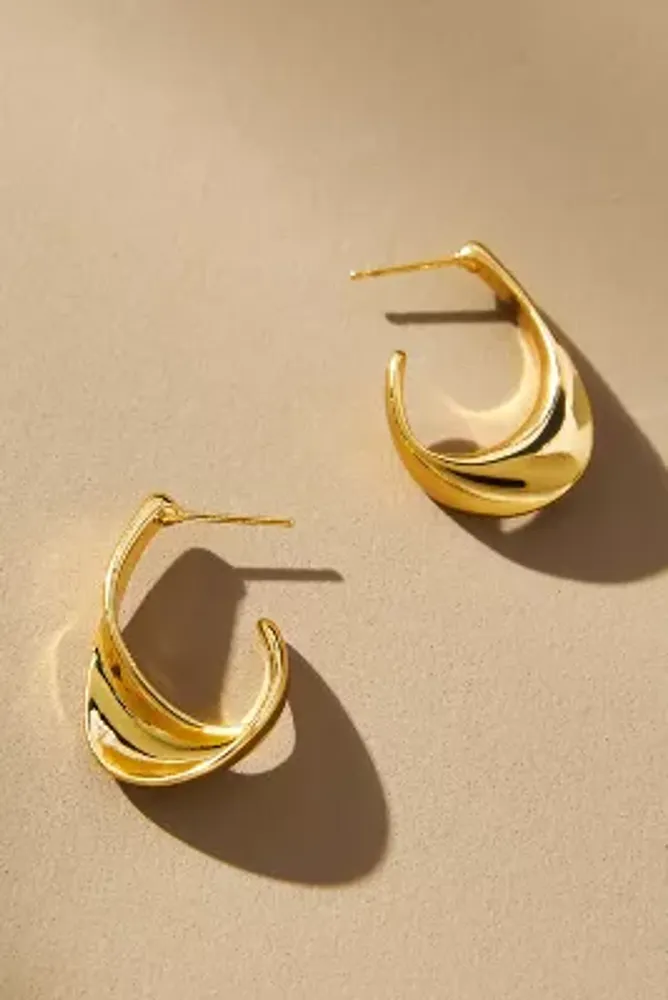 Molten Metal Drop Earrings