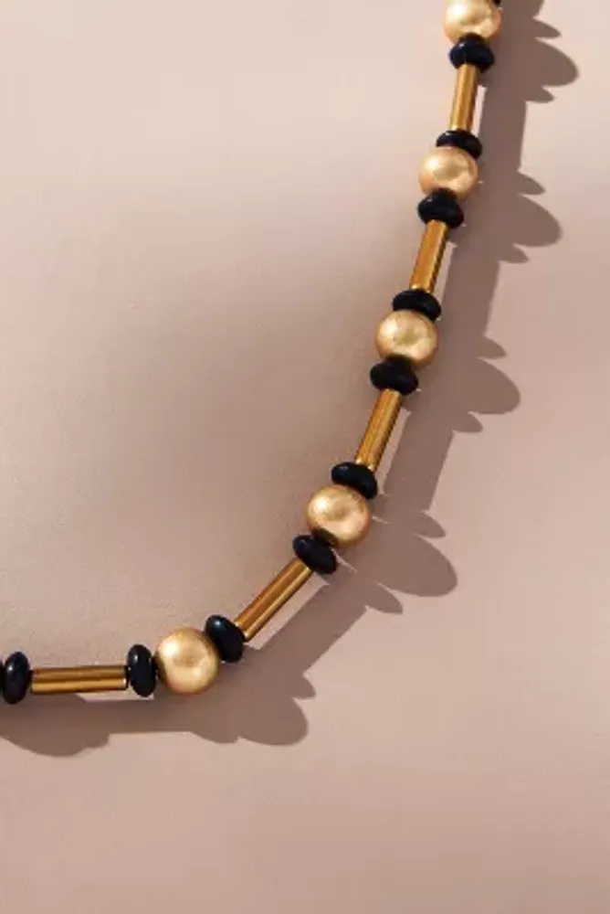 Baguette Beaded Necklace