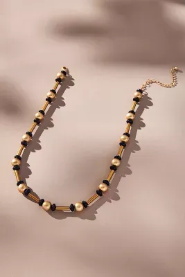 Baguette Beaded Necklace