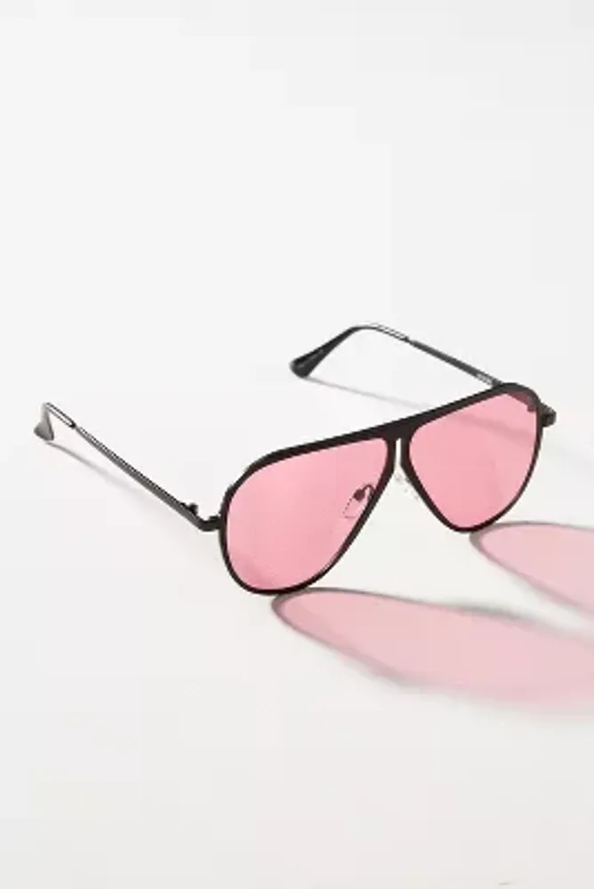 By Anthropologie Square Aviator Sunglasses