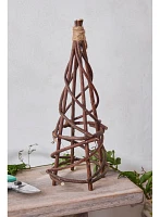 Woven Willow Mini Garden Obelisk