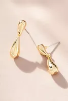 Molten Double-Drop Earrings