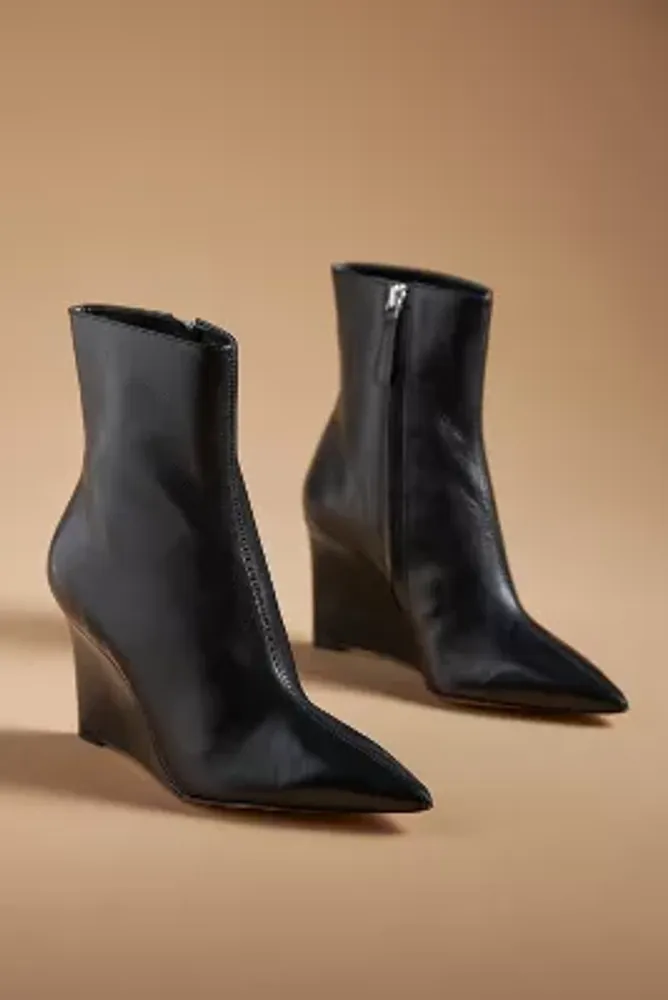 By Anthropologie Short Wedge Boots