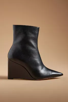 By Anthropologie Short Wedge Boots