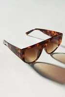By Anthropologie Flat Shield Sunglasses