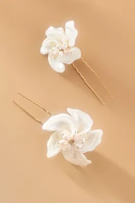 Serefina Floral Hair Pins