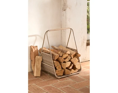 Wicker Log Holder