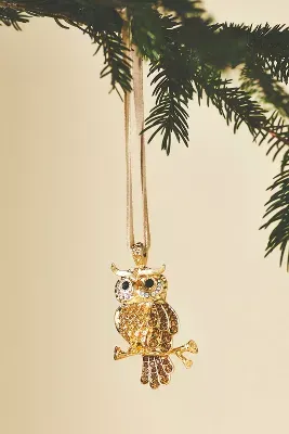 Joanna Buchanan Pavé Owl Hanging Ornament
