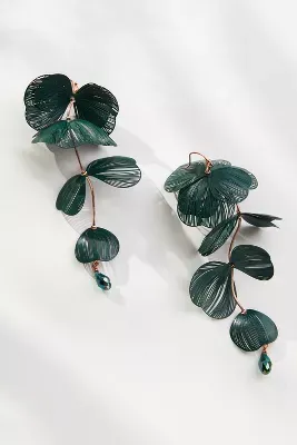Tiered Floral Drop Earrings