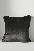 Woven Faux Fur Pillow