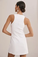 BHLDN Helena Sleeveless Seamed Mini Dress