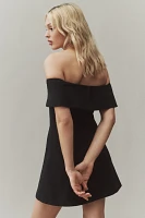 BHLDN Ingrid Off-The-Shoulder Mini Dress