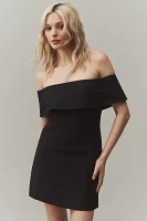 BHLDN Ingrid Off-The-Shoulder Mini Dress