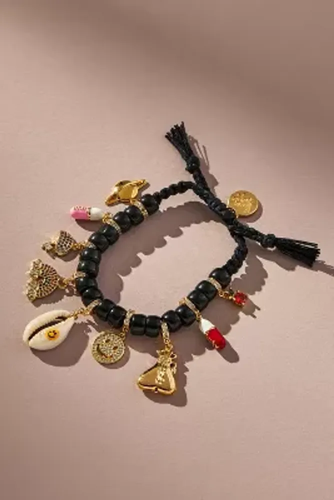 Juicy Couture Official Charm Bracelet Rainbow Charm Bracelet