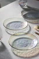 Zaza Glass Side Plates, Set of 4