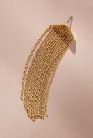 BaubleBar Pointed Tassel Chain Earrings