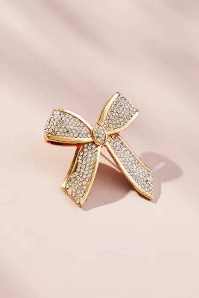 BaubleBar Pavé Bow Post Earrings