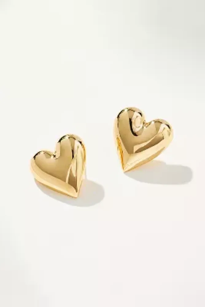 BaubleBar Melina Solid Heart Earrings