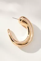 The Petra Serpent Huggie Earrings