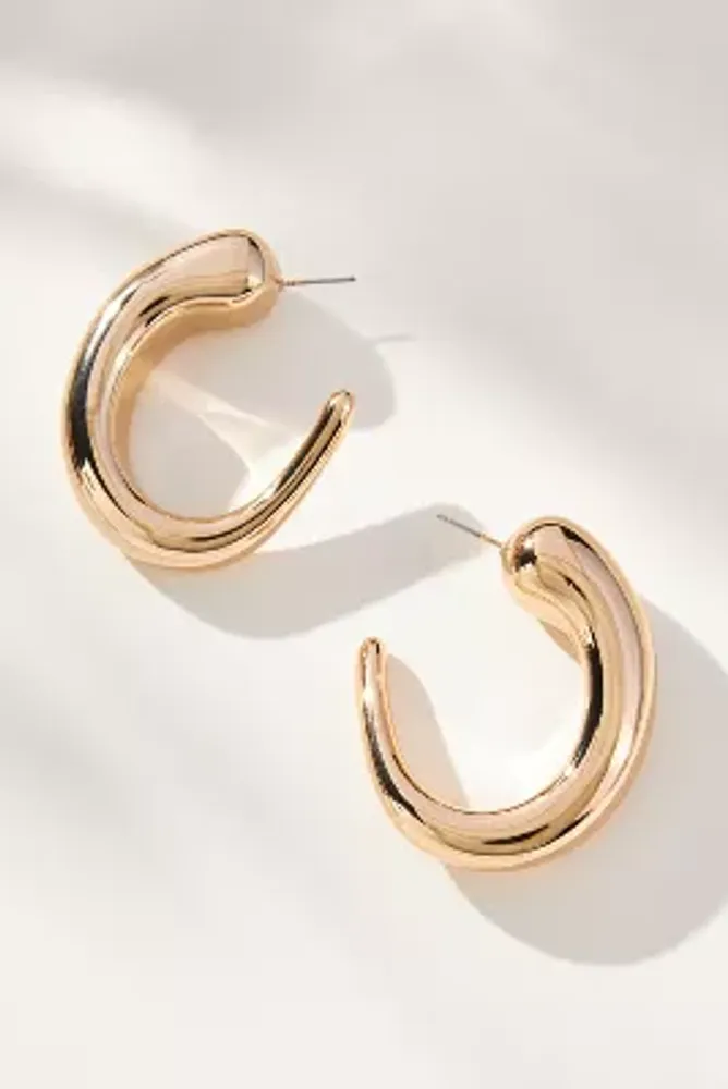 The Petra Serpent Huggie Earrings