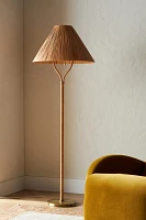 Delphine Rattan Floor Lamp