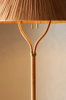 Delphine Rattan Floor Lamp