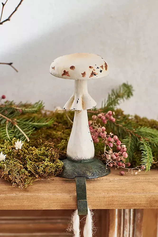 Forest Mushroom Stocking Holder