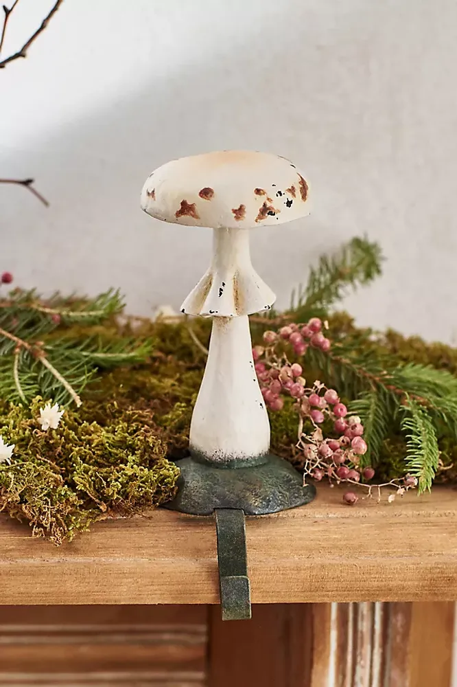 Forest Mushroom Stocking Holder