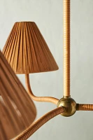 Delphine Rattan Chandelier