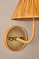 Delphine Rattan Sconce