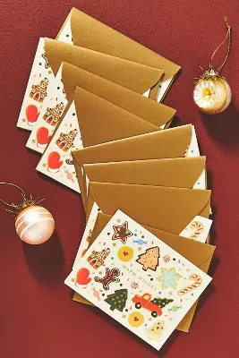 Rifle Paper Co. Warm Wishes Greeting Cards, Set of 8
